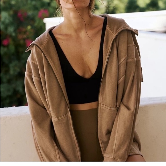 FP Movement All Your Love Oversized Zip Up Hoodie Like New! - Picture 4 of 14